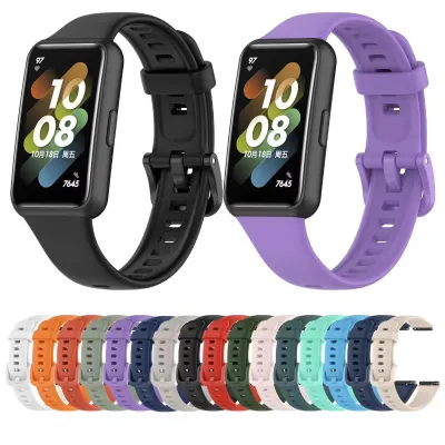 Huawei Band 7 Silicone Sport Strap Premium Multicolor Replacement Wristband for Huawei Smartwatch Soft Durable Comfortable